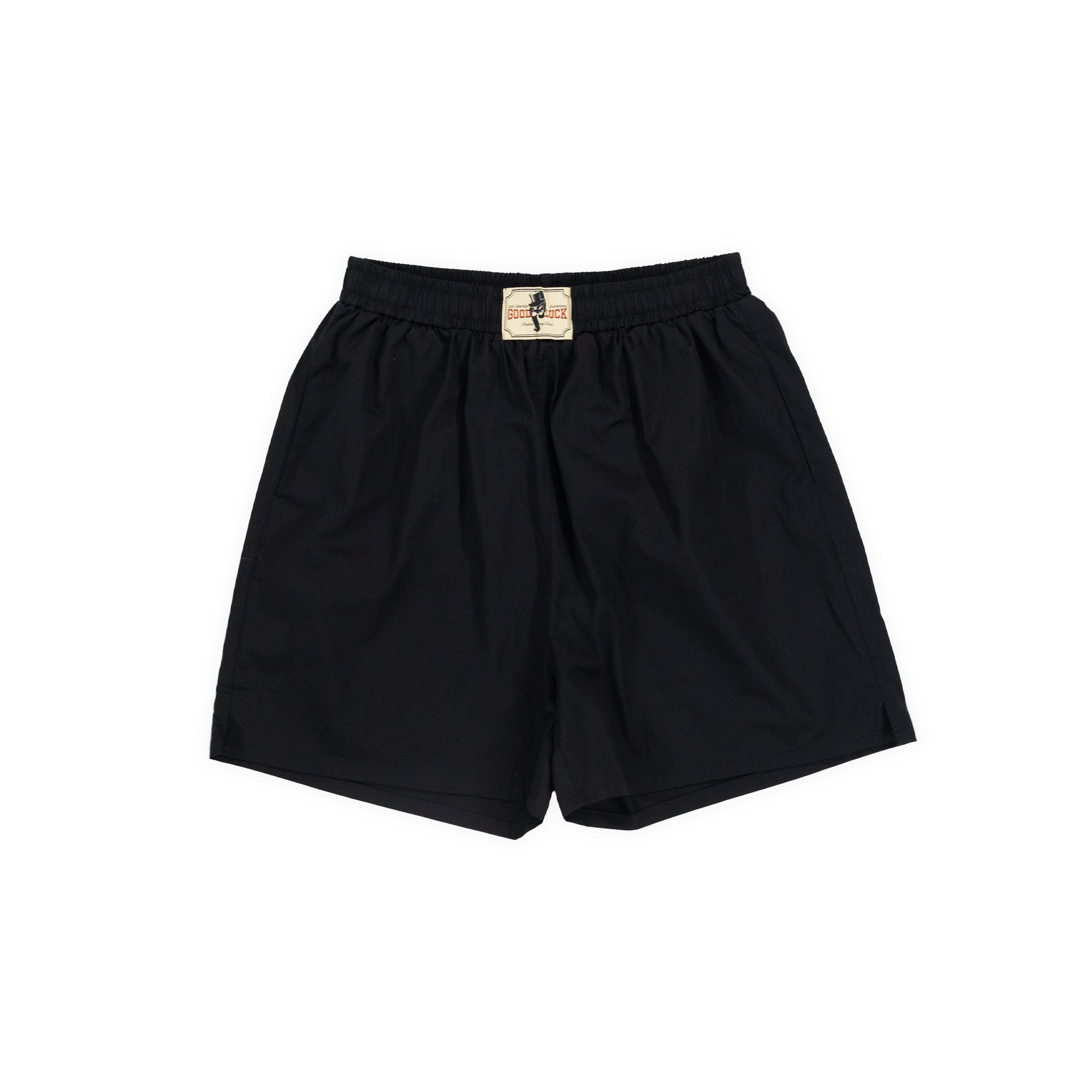 Boxing Short - Cotton Poplin (BLACK)