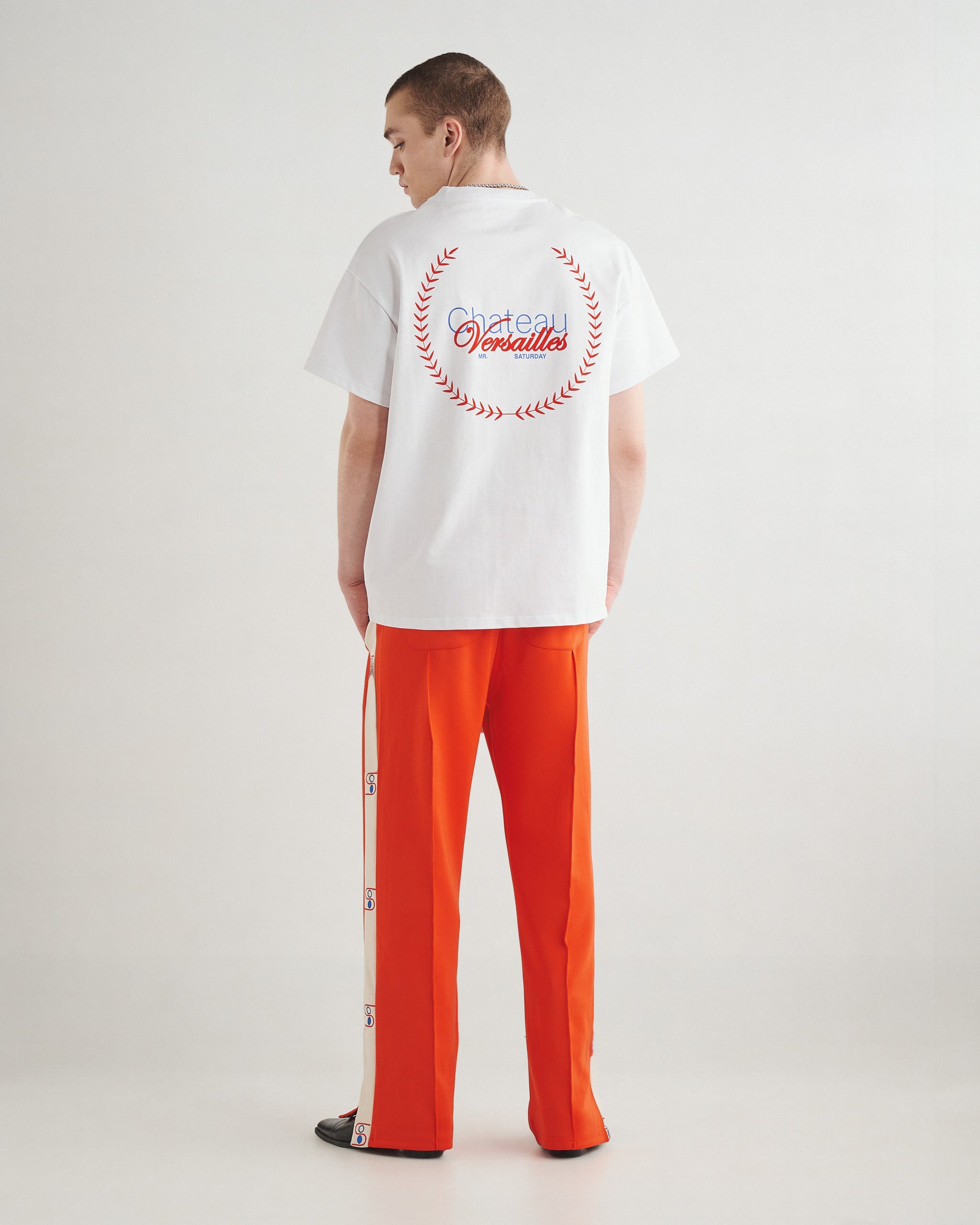 Red Good Luck Palace Track Pant