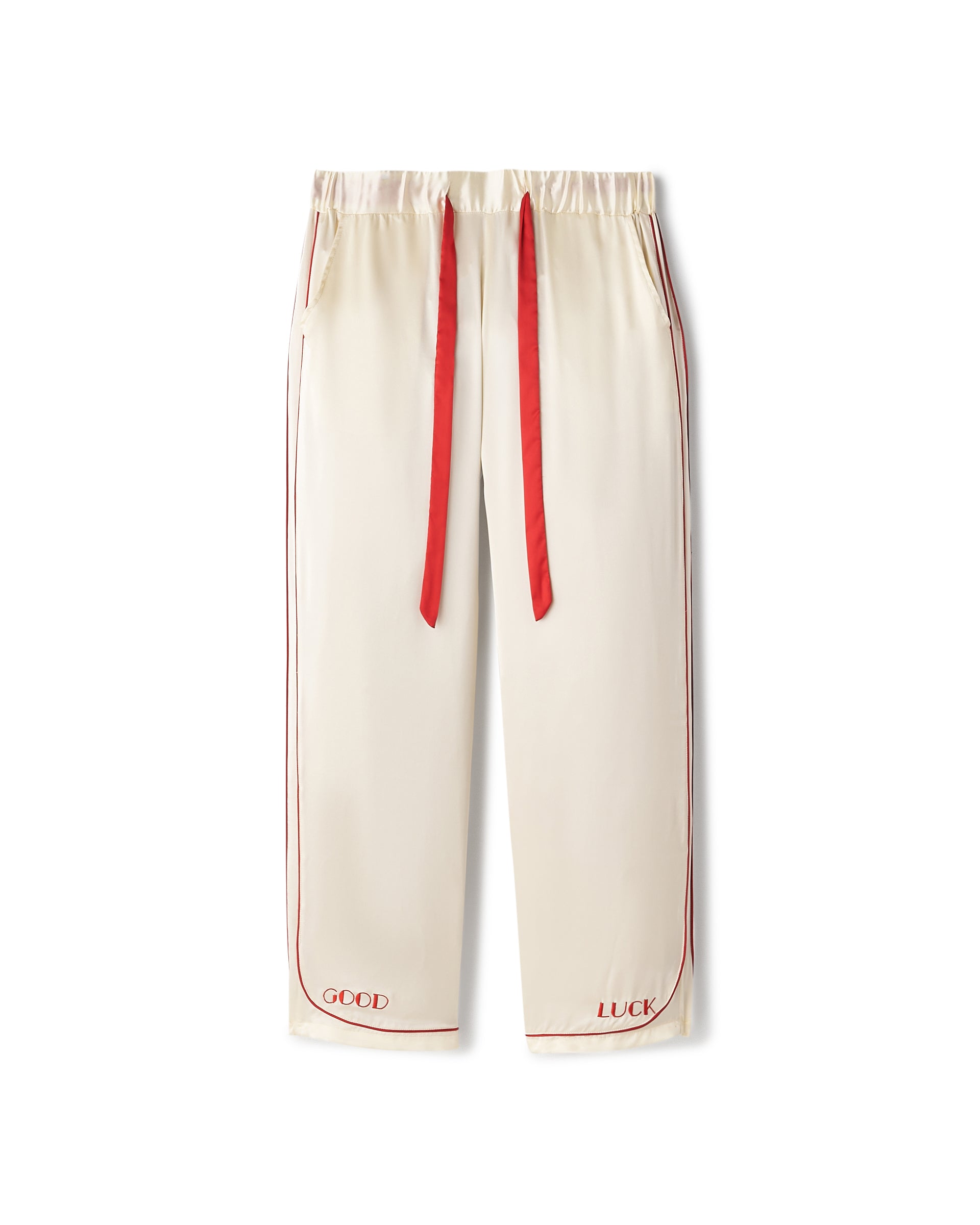 Ecru/Red PJ Pant